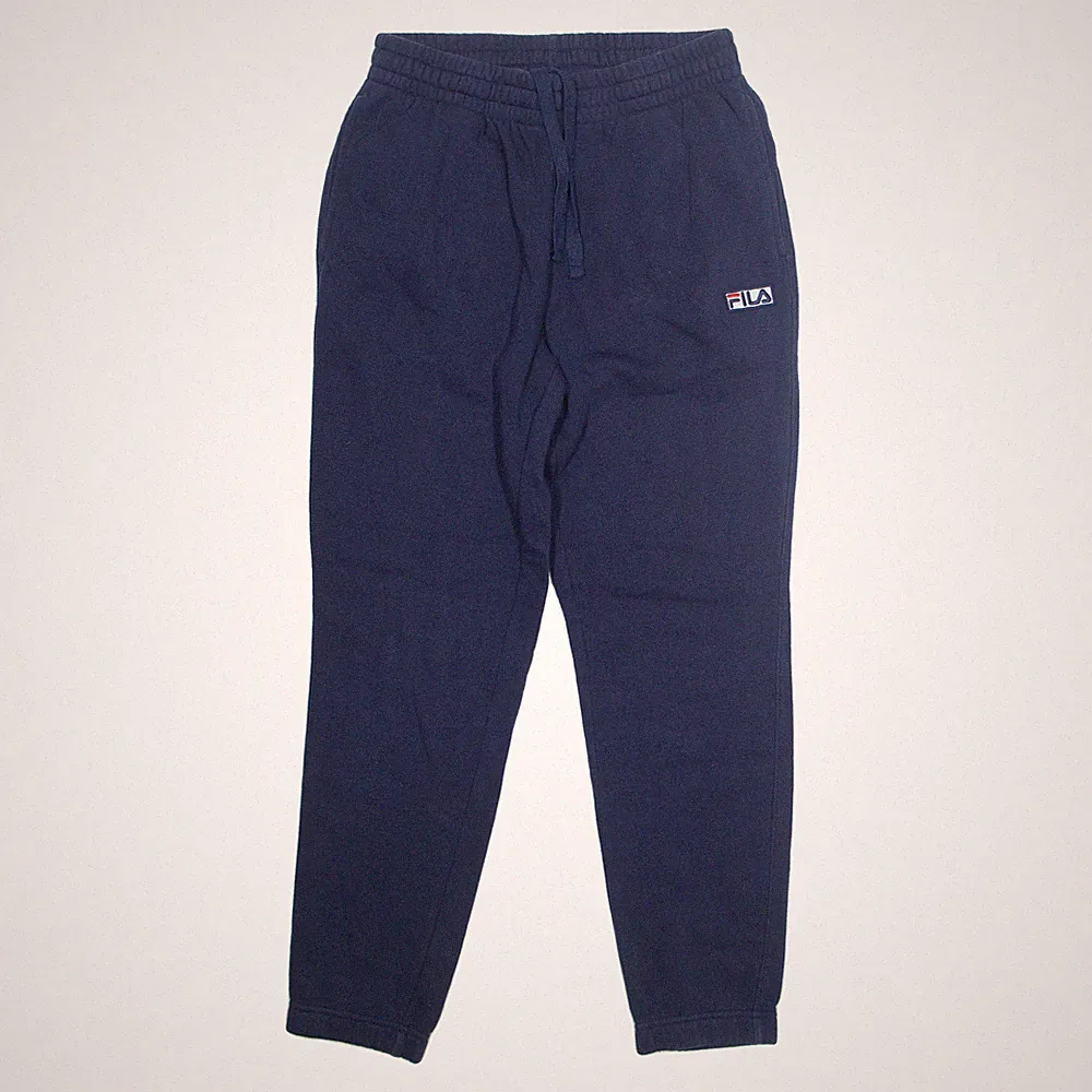 FILA Herren Jogginghose Blau Konisch Baumwollmix S W26 L29