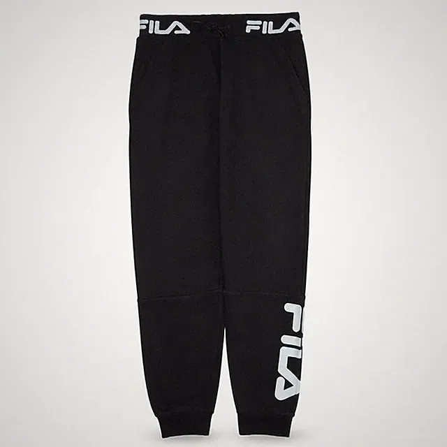 Fila Herren Jogginghose Größe L Schwarz Freizeit Gummibund Logo