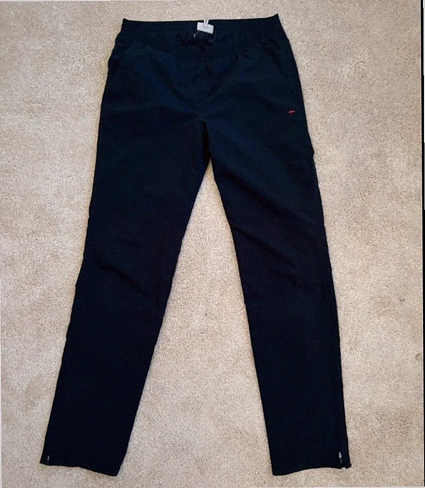 FILA Herren Jogginghose schwarz Gr. M, elastischer Bund, Reißverschluss