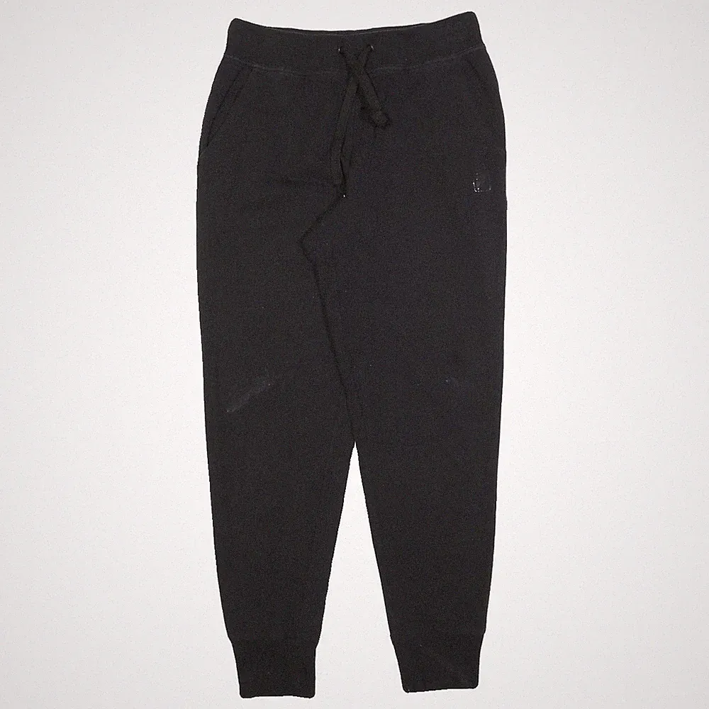 FILA Herren Jogginghose Schwarz Schlank Konisch S W28 L28 Baumwolle Blend Lässig