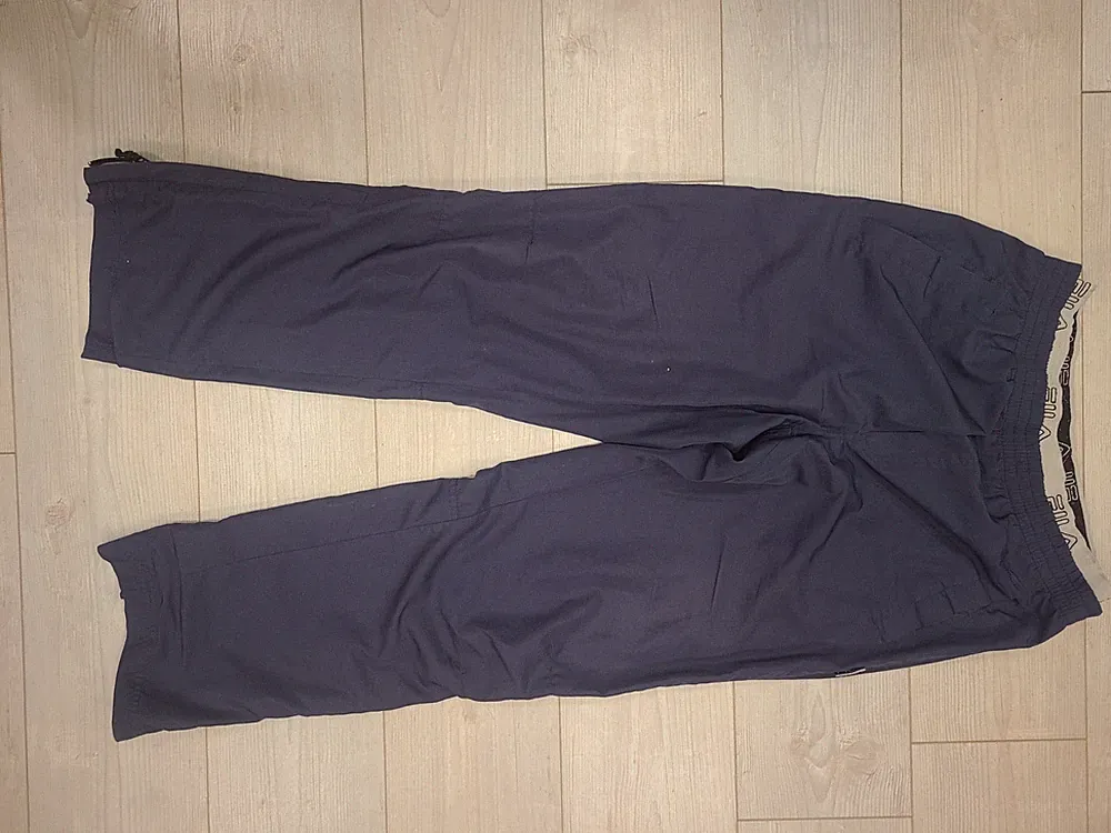 Fila Jogging Hose Gr M Nike Adidas Blau Trainingshose Sport