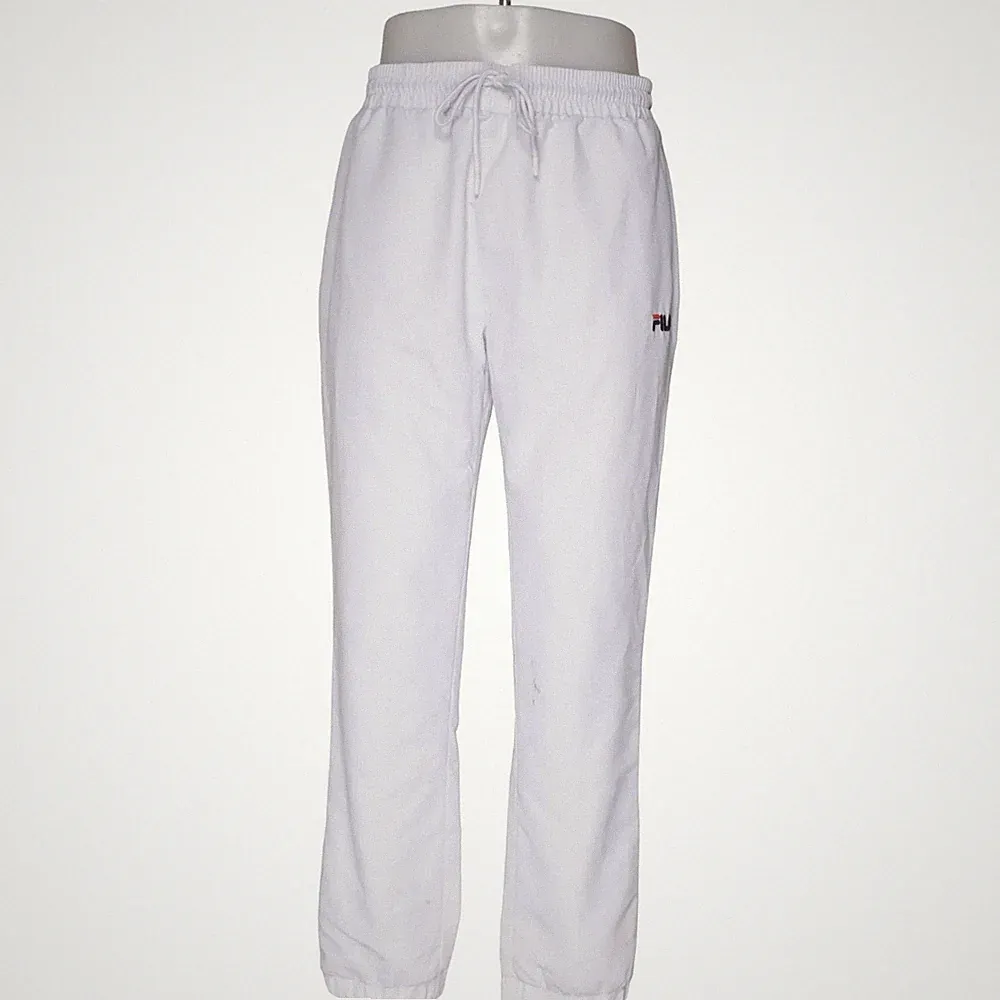 Fila, Jogginghose, Größe: L, Weiß, Polyester, Einfarbig, Herren #6fK