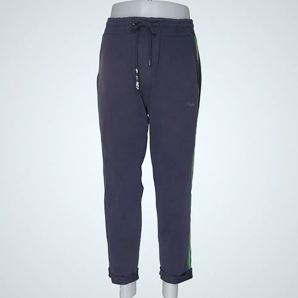 Fila, Jogginghose, Größe: M, Blau/Grün/Gelb, Baumwolle/Elasthan, Streifen #on8