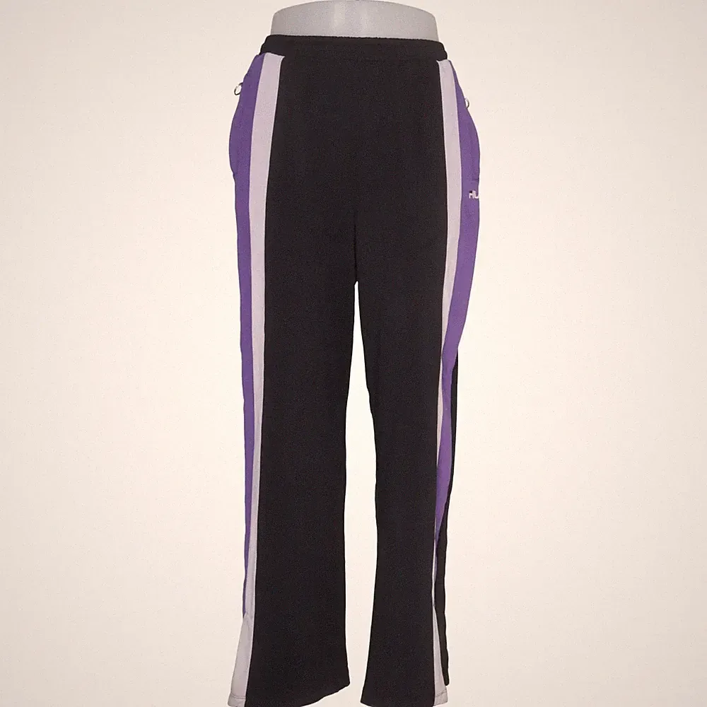 Fila, Jogginghose, Größe: M, Schwarz/Lila/Weiß, Elasthan/Polyester #ZUW