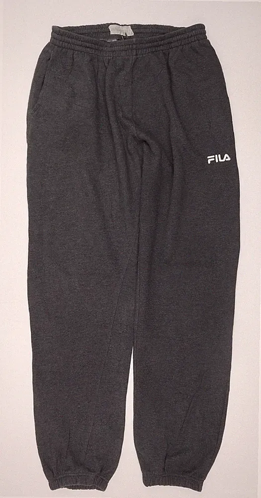 Fila Jogginghose Herren Grau L Regular Fit Logo Joggers