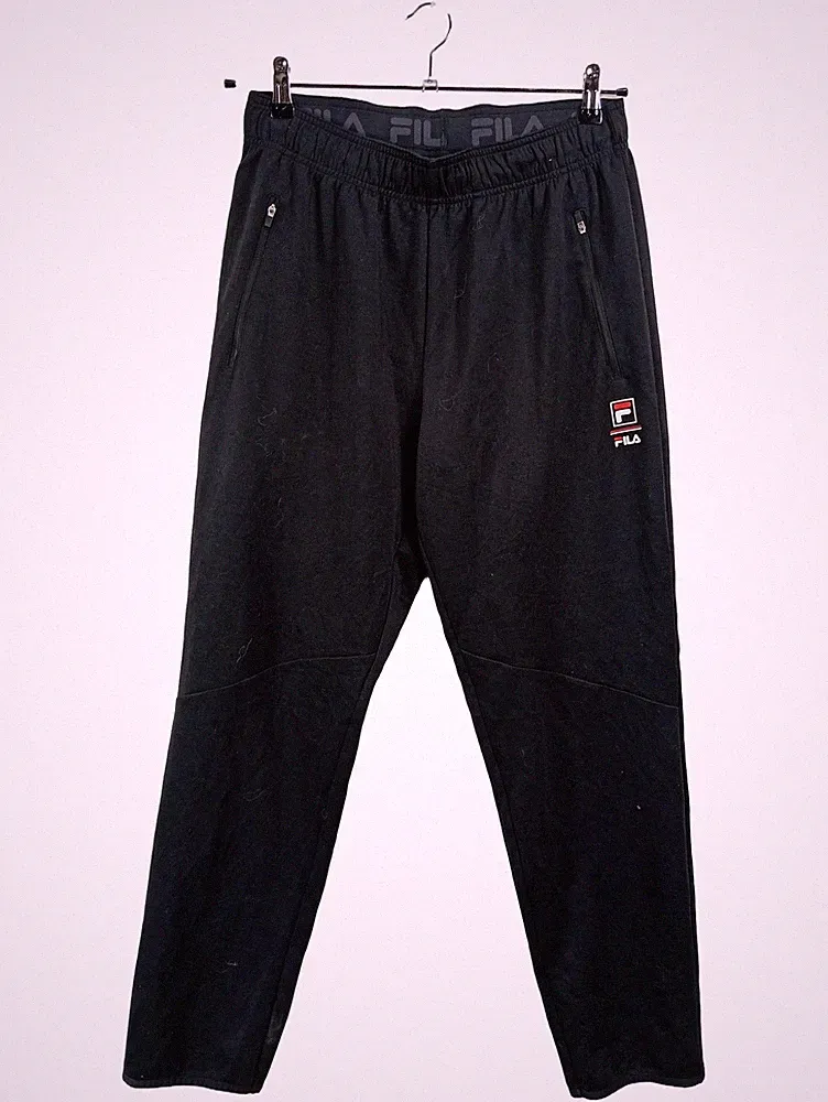 FILA Jogginghose Trainingshose Gr. 50 schwarz Reißverschlusstaschen