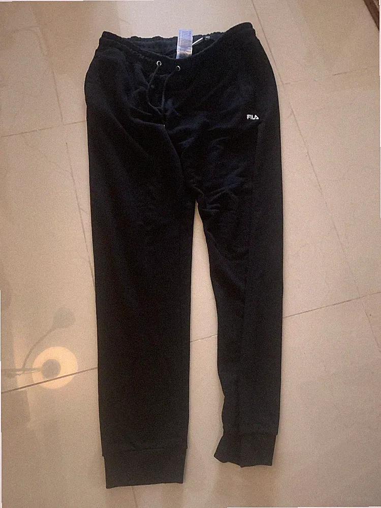 Fila Jogginghose XL Schwarz Tennis Sport