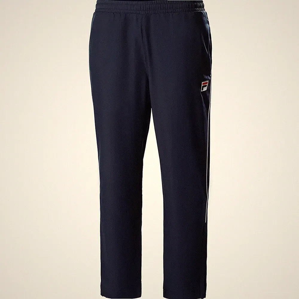 FILA Peter Herren Trainingshose Tennishose Sporthose Blau Schwarz Gr. M Pants