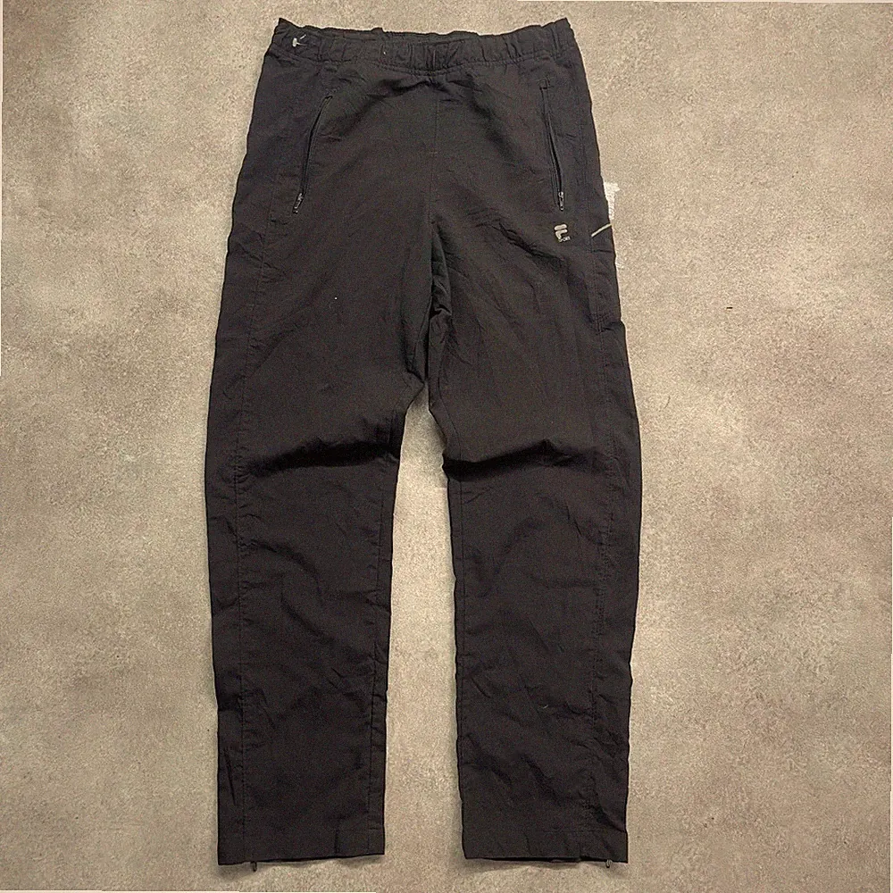 Fila Sport Trainingshose Herren Small Y2K Straight Fit Jogginghose, Schwarz