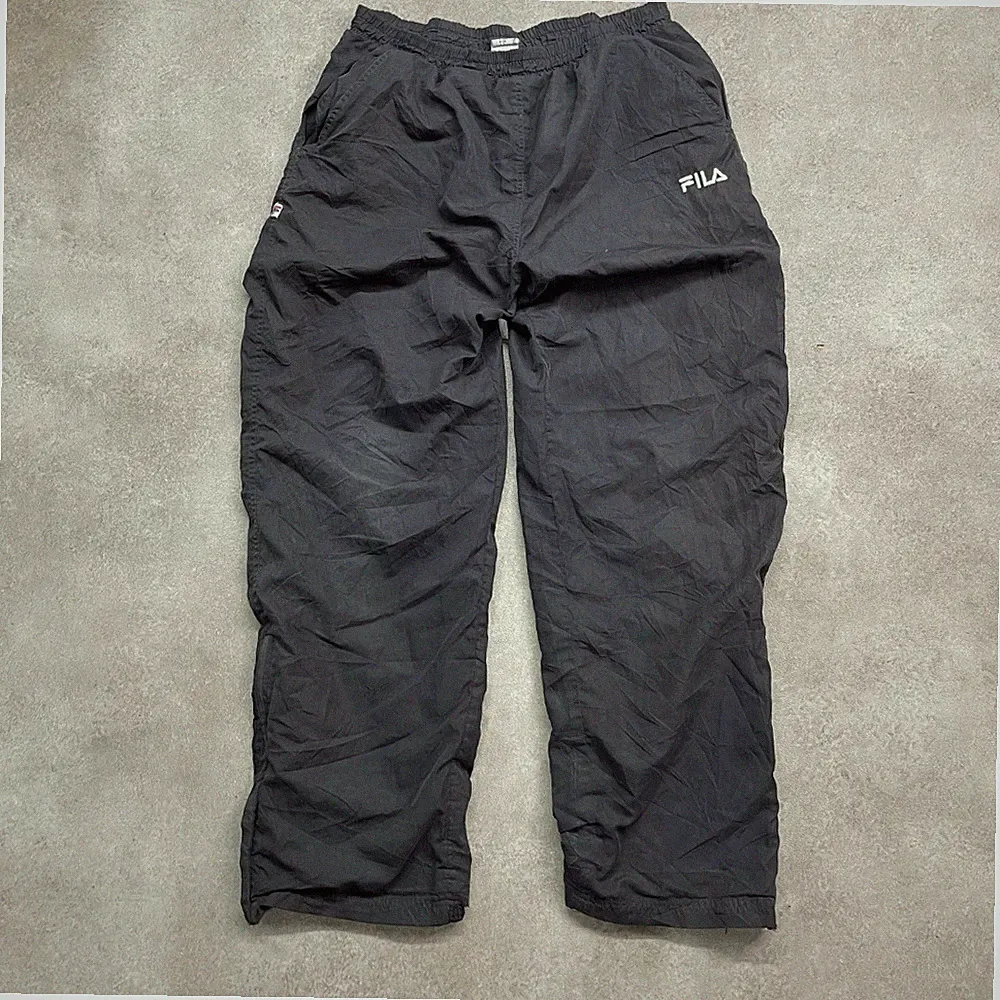 Fila Trainingshose Herren Große 90er Vintage Nylon Loose Fit Jogginghose, Sch...