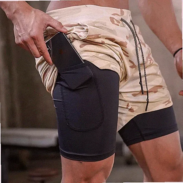 Fitness Shorts Kurze Sporthose Kurzhose Jogging Herren Trainingshose Sportshorts
