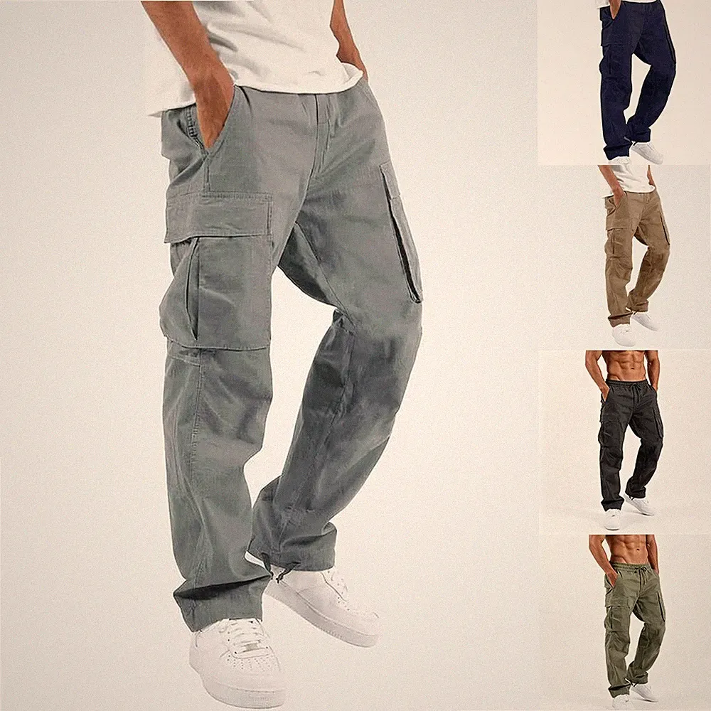 Flache Maße Größe Herren Cargo Jogginghose für freizeit Stil 95% Polyester 5%