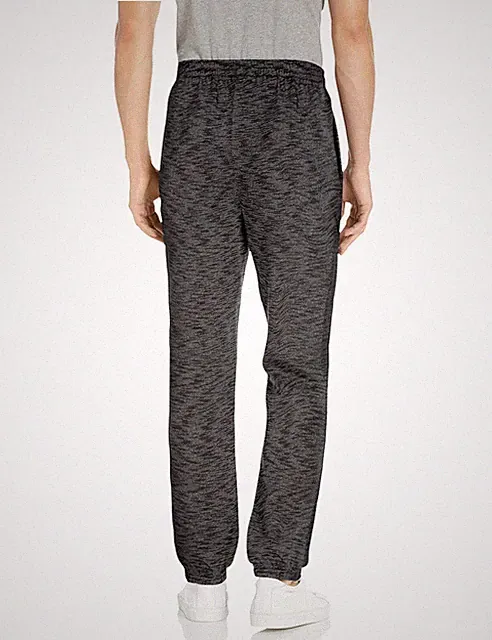 Fleece-Jogginghose Herren Dunkelgrau Space-dye XXL Amazon Essentials