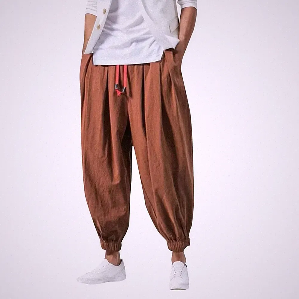 For Lounging Oversize Jogginghose Loose Fit Baggy Silhouette Beinbindung