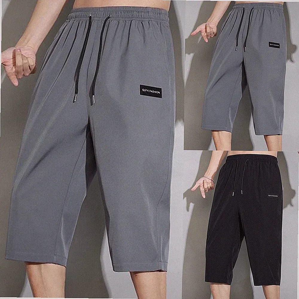 For Running Herren Jogginghose Trainingshose Laufen Wadenlang Einfarbig