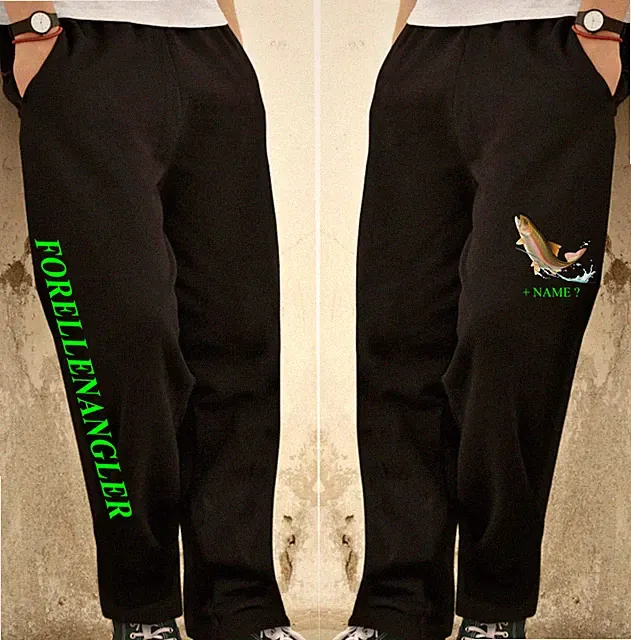 Forellen Angeln Angler Jogginghose Hose Freizeithose Jogginghosen Anglerhose 11