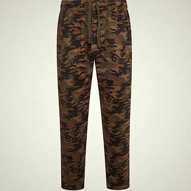 Forge Jogginghosen Fleece Khaki Camouflage KHAKI Kordelzug Straight 2XL-8XL