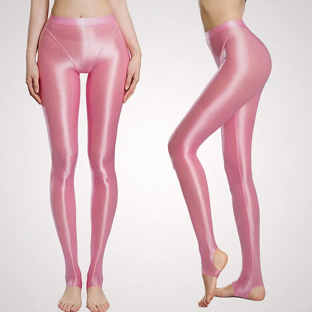 Frauen Clubwear Aufrollen Hose Yoga Strumpfhosen Rein Dehnbar Schlank Bügel