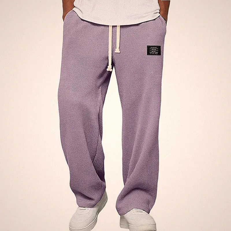 Freizeithose Herren Weites Bein Jogginghose mit Taschen Jogginghose Sport Hosen