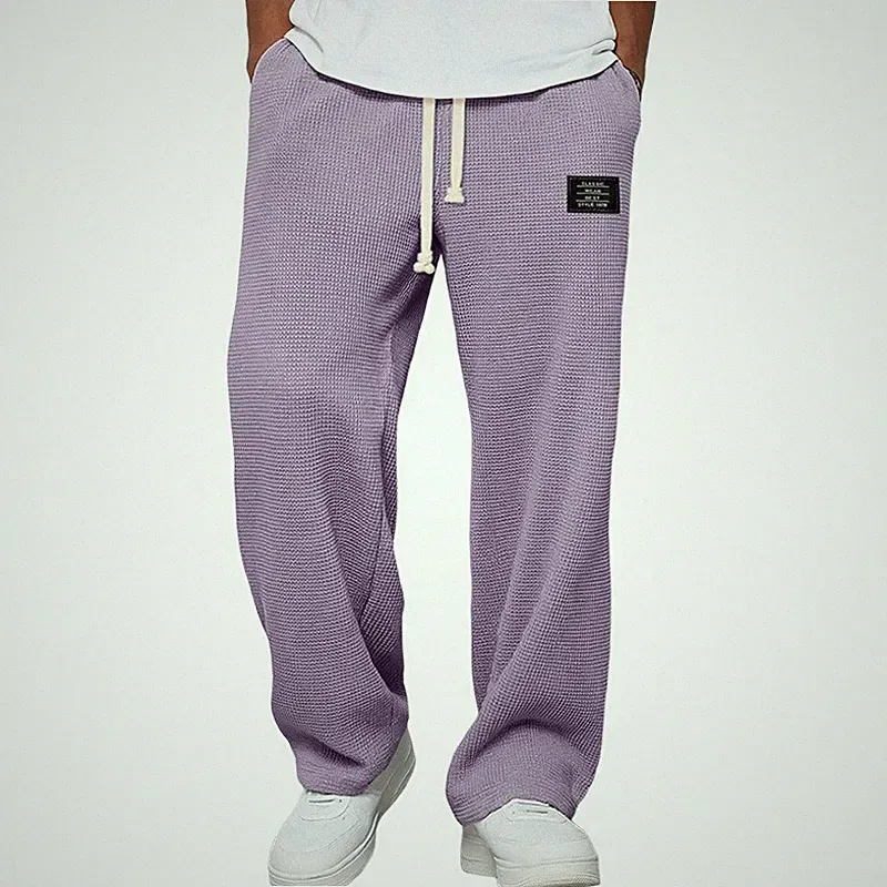 Freizeithose Herren Weites Bein Sweatpants Jogginghose Bequem Baggy Hosen Lange