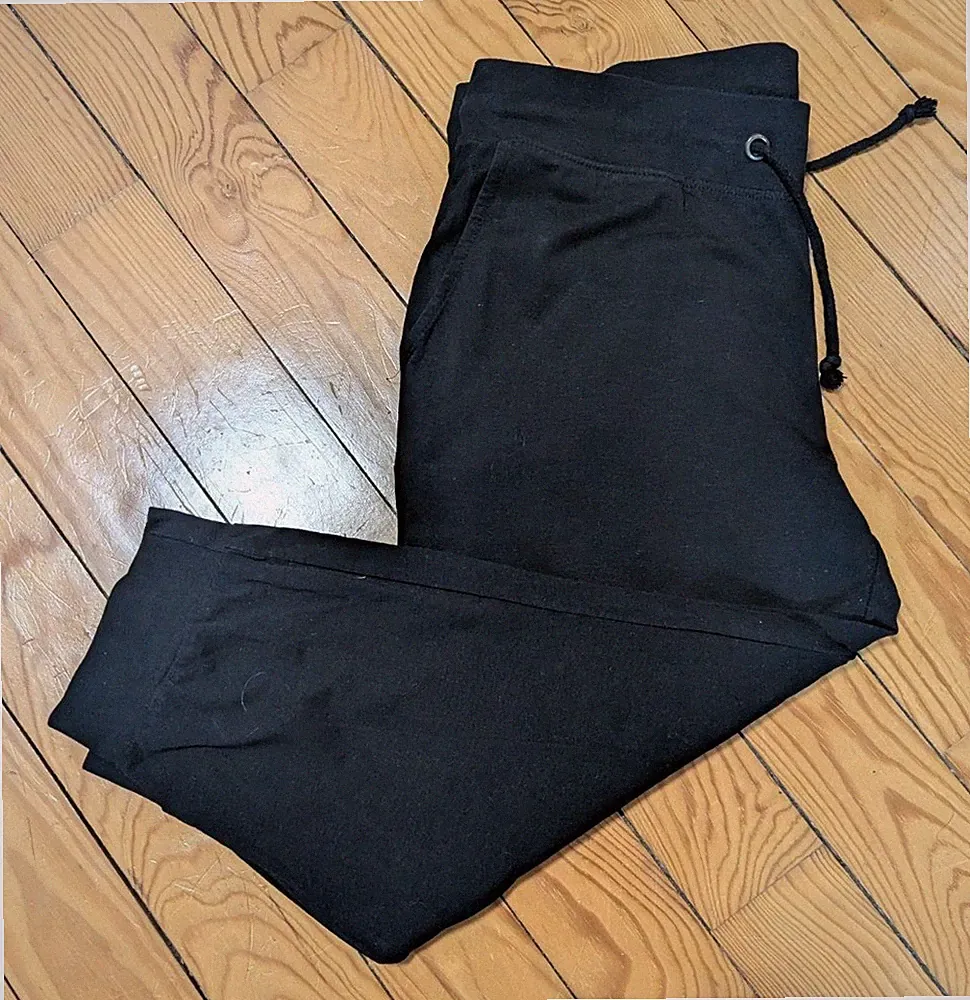 Freizeithose,Schwarz, 3/4 Tel,M 40/42, Esmara, Gummibund,Tunnelzug