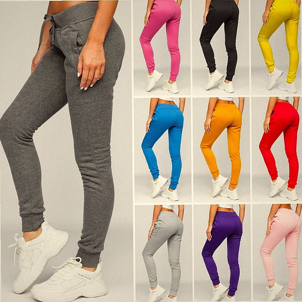 Freizeithose Sporthose Laufhose Hose Trainingshose Sport Damen BOLF Unifarben