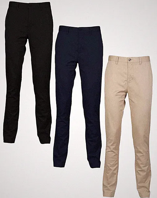 Front Row Stretch Cotton Chinos Blau Schwarz Oder Beige Hosen