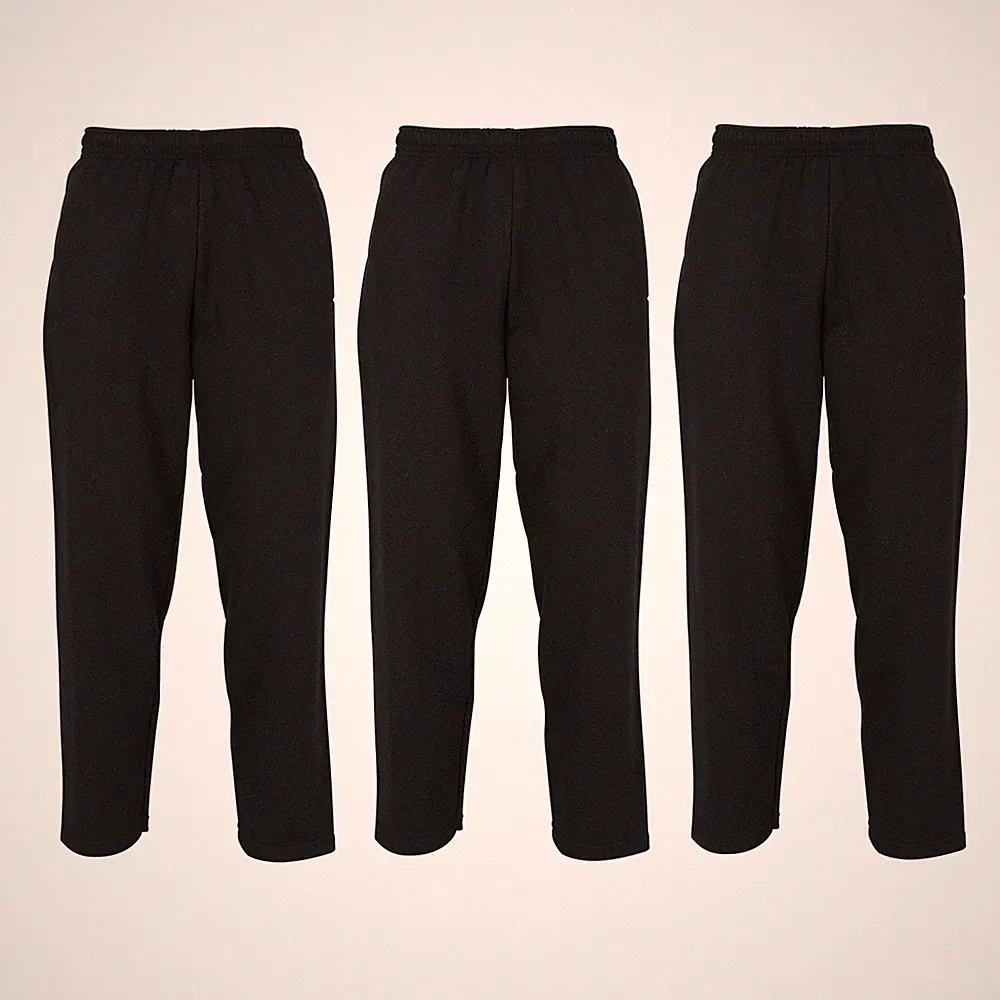 Fruit of the Loom 3er Pack Classic Open Jog Pants Herren | S-3XL | Jogginghose