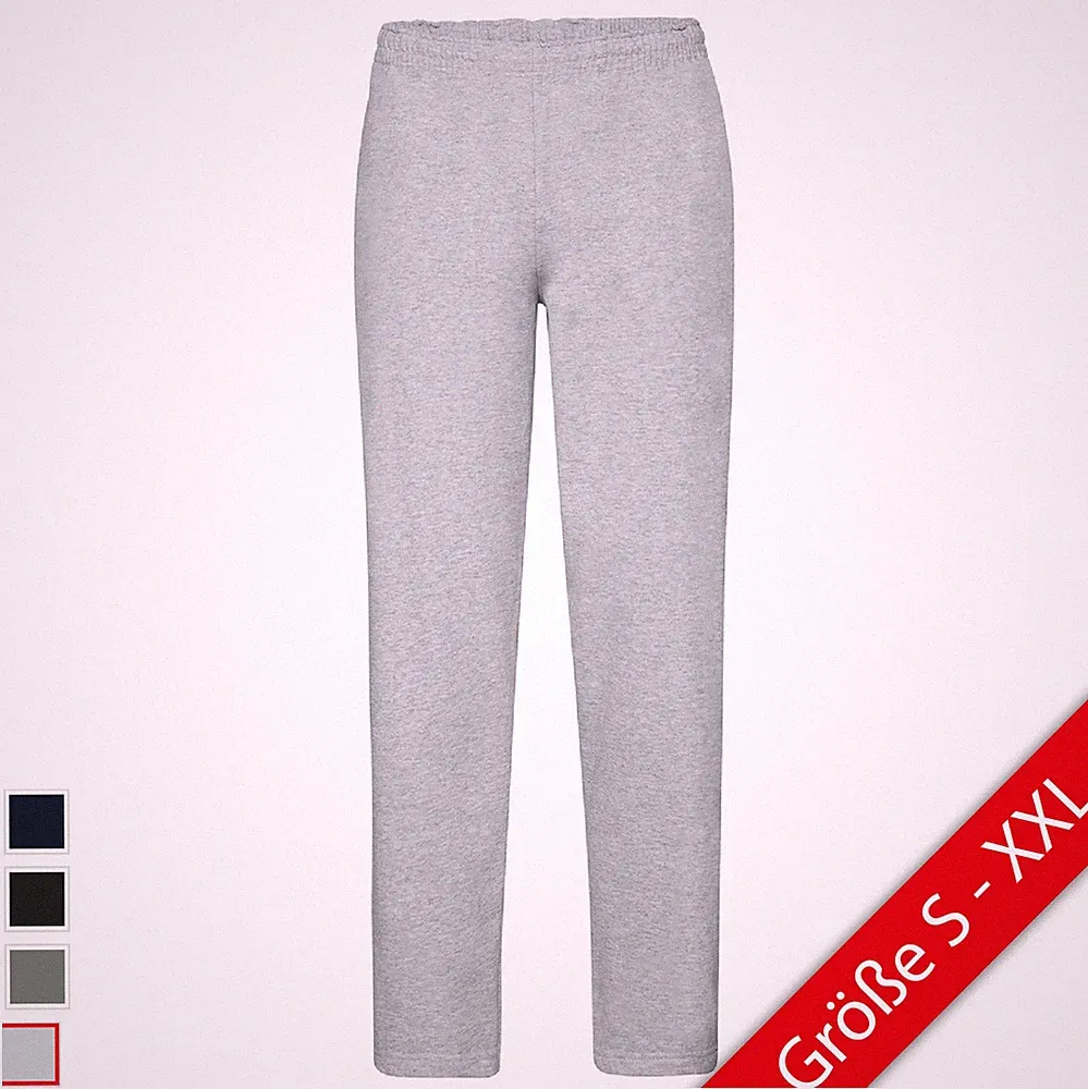 Fruit of the Loom Classic Open Hem Jog Pants Jogginghose