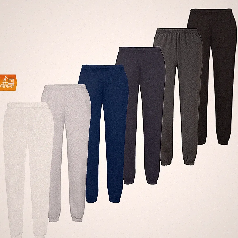Fruit of The Loom FOL Classic Elasticated Cuff Jog Pants Jogginghose XS bis 3XL