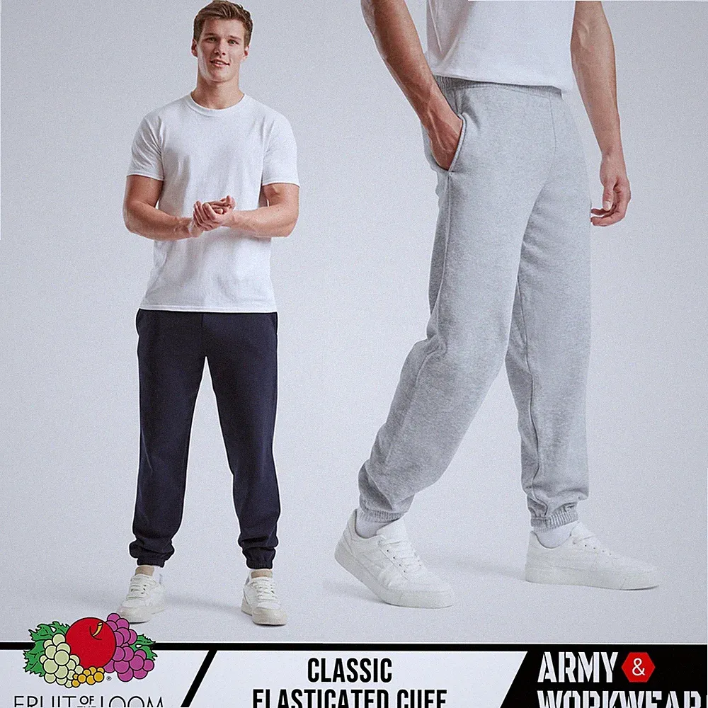 Fruit of the Loom Herren Klassisch Elastisch Manschette Jogginghose Freizeit