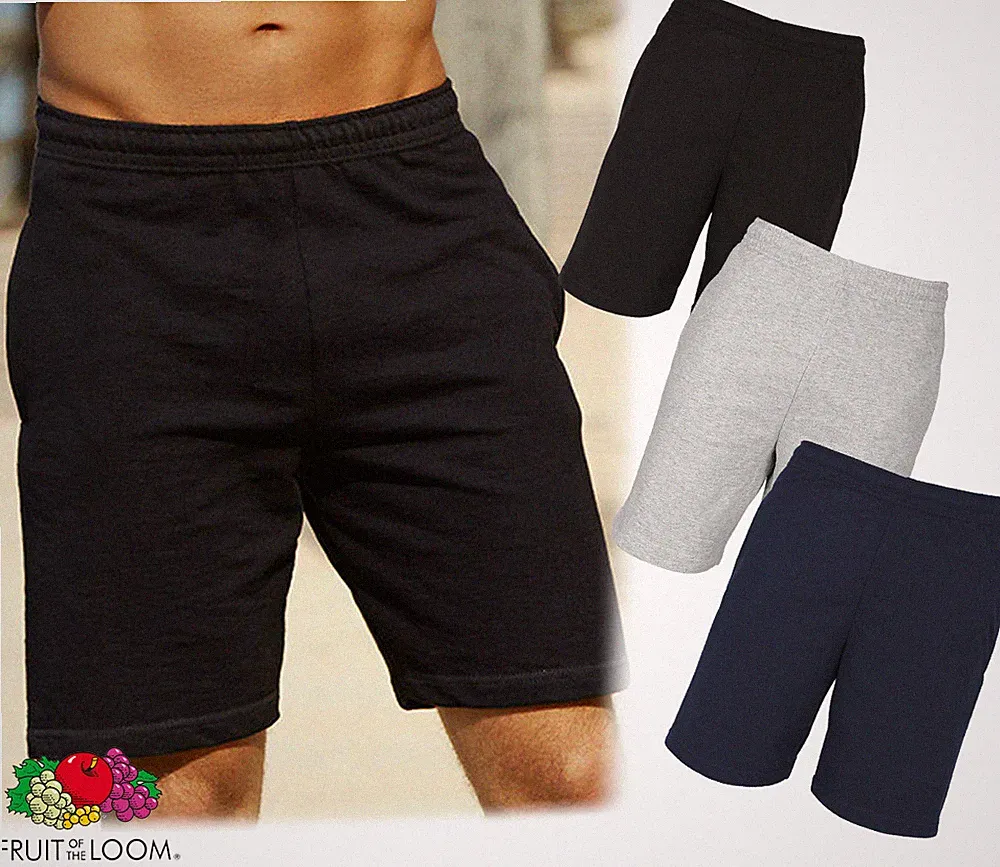 Fruit of the Loom Herren Lightweight Shorts kurze Hose Jogginghose Hose Bermuda