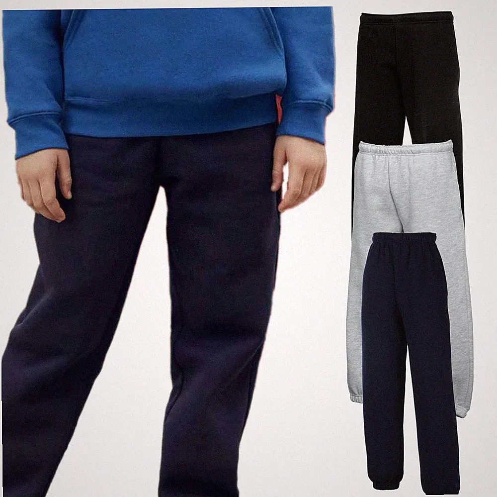 Fruit of the Loom Kinder Premium Jogginghose Gummibund Freizeit Jogging Hose