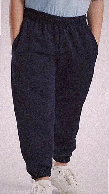 Fruit Of The Loom klassische Kinder Jogginghose/Jogginghose - navy - 7-8 Jahre
