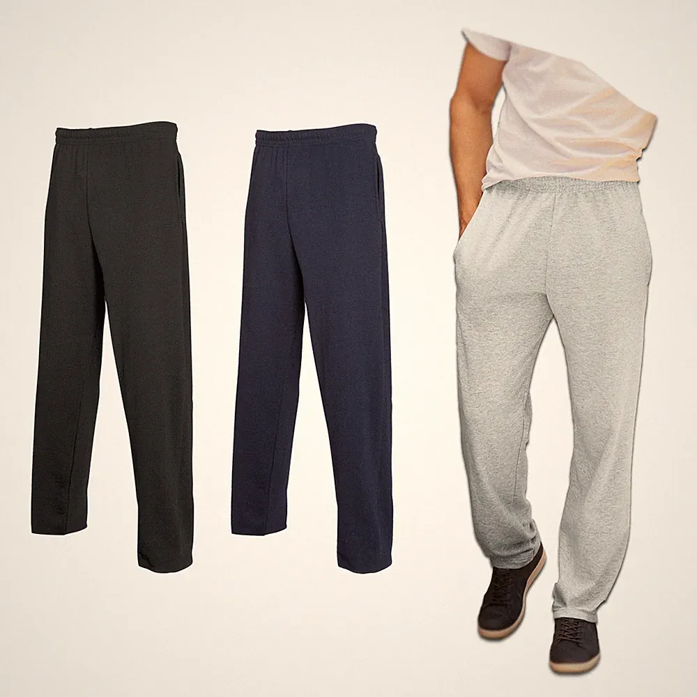 Fruit of the Loom Lightweight Open Hem Jog Pants, Jogginghose unisex F490