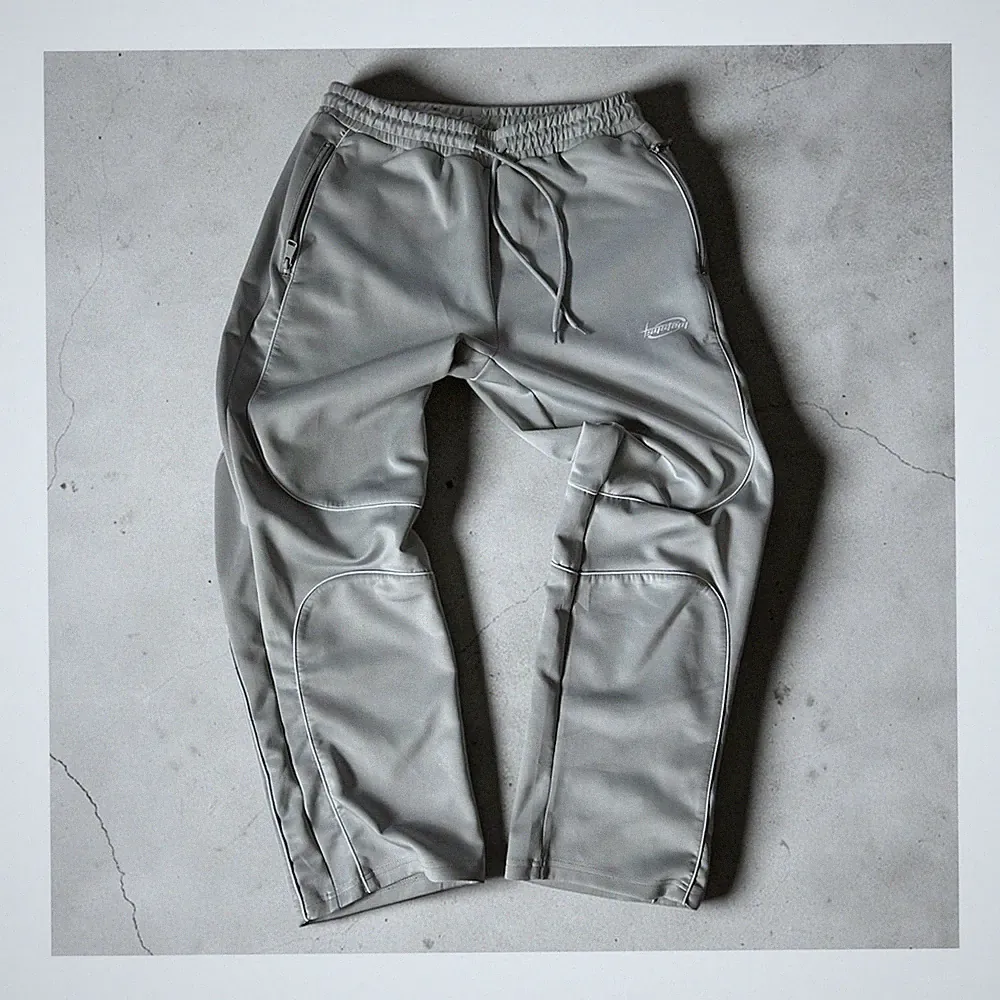 FSBN Jogginghose Silber,Blau S Vintage Style