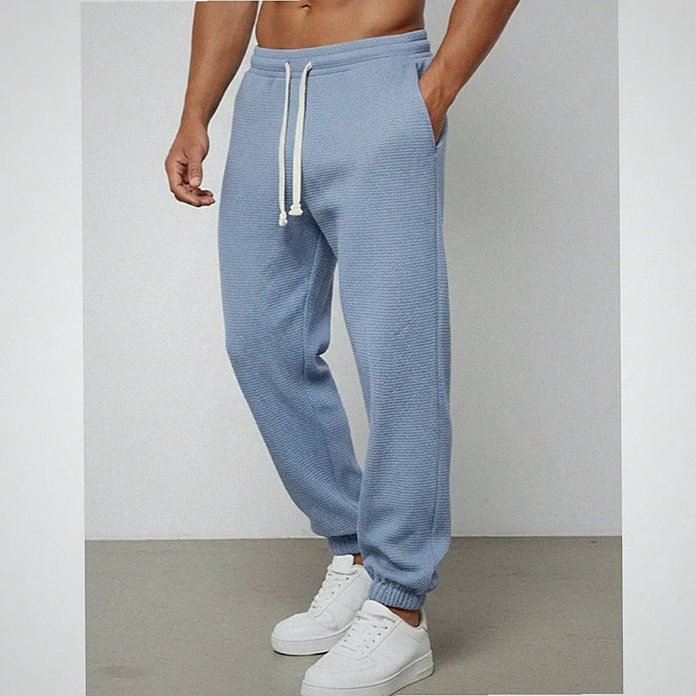 Für den Alltag Herren Jogginghose Gummibund Hose Polyesterfasergewebe
