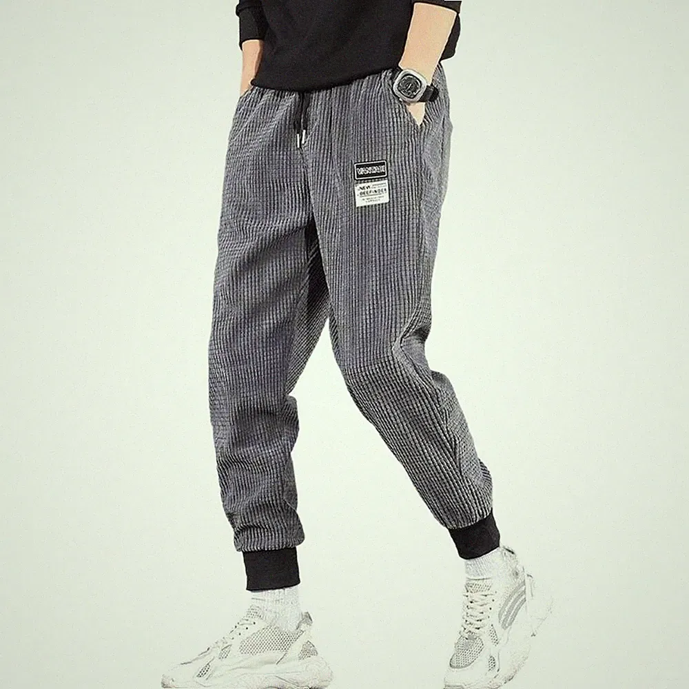 Für Fitness Herren Jogginghose Laufen Freizeit Ausflüge Loose Fit Gestreiftes