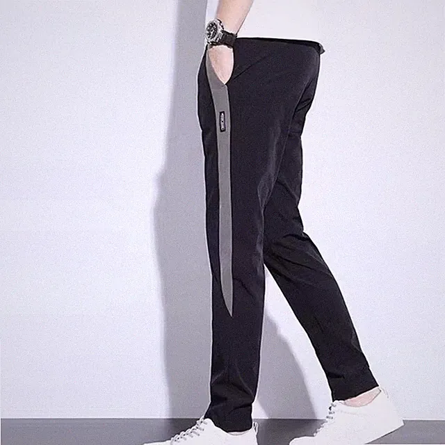für Slim Fit Ausgehen Jogginghose Multi-Pockets Hose ohne Gummizug Street 1