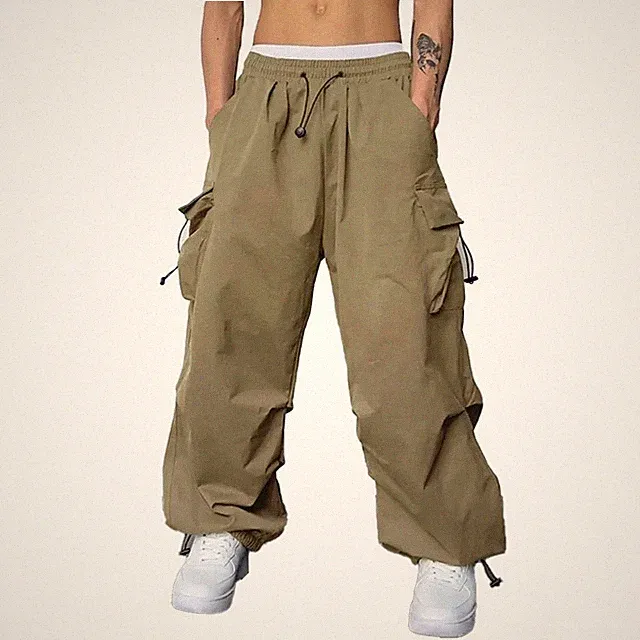 für y2k Hop Wide Leg Hose für Herren Vintage Baggy für freizeit Jogginghose