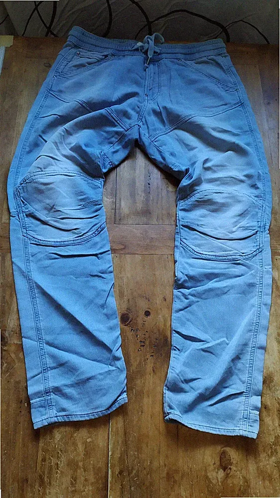 G Star 5620 3D Trainer Tapered W33/L34 Jogging Hose Raw Jeans D751