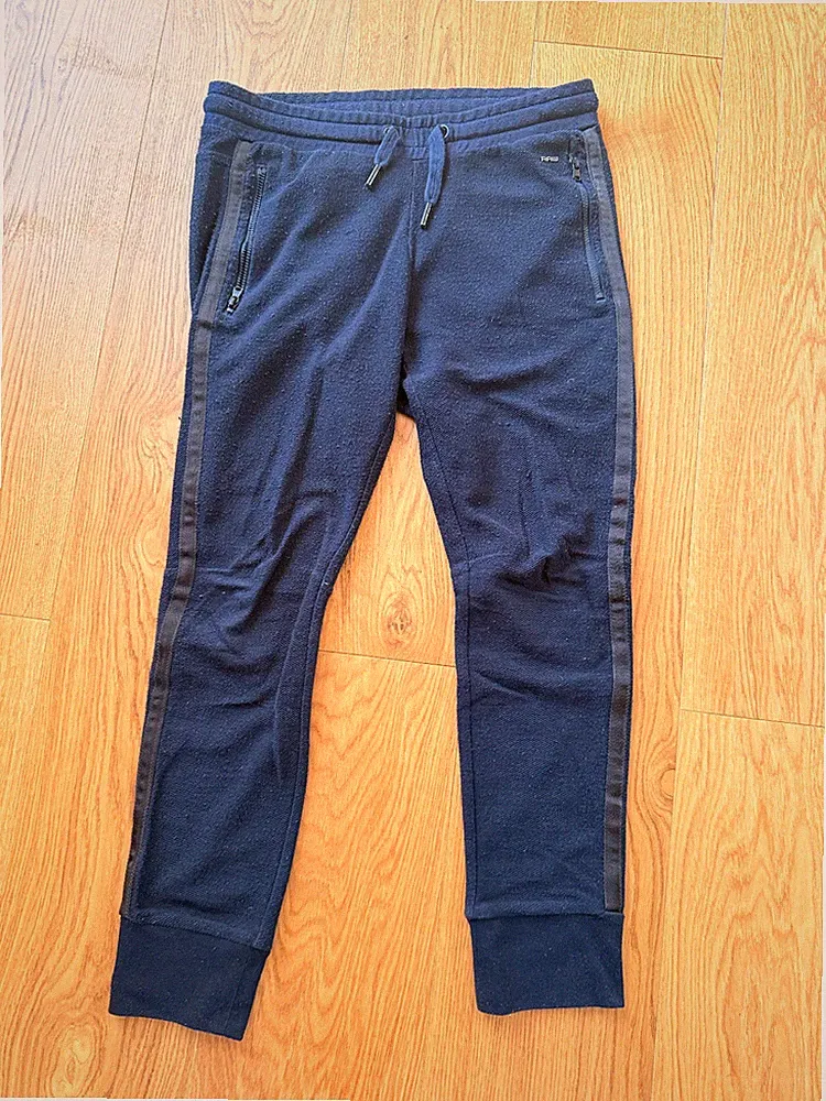 G-Star Hose Damen Jogger Jogginghose Größe S blau Breite 39 cm Länge 87 cm