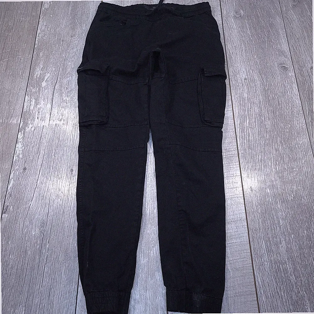 G-Star Raw Cargo Pants Mens 32 Black Droner Relaxed Tapered Jogger D16211