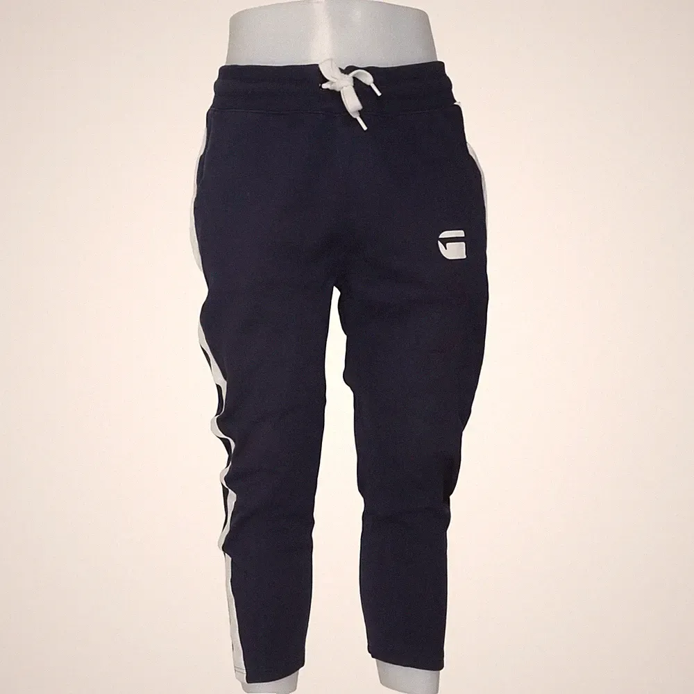 G-Star Raw, Jogginghose, Größe: M, model: core stripe cropped sw pant #vVf