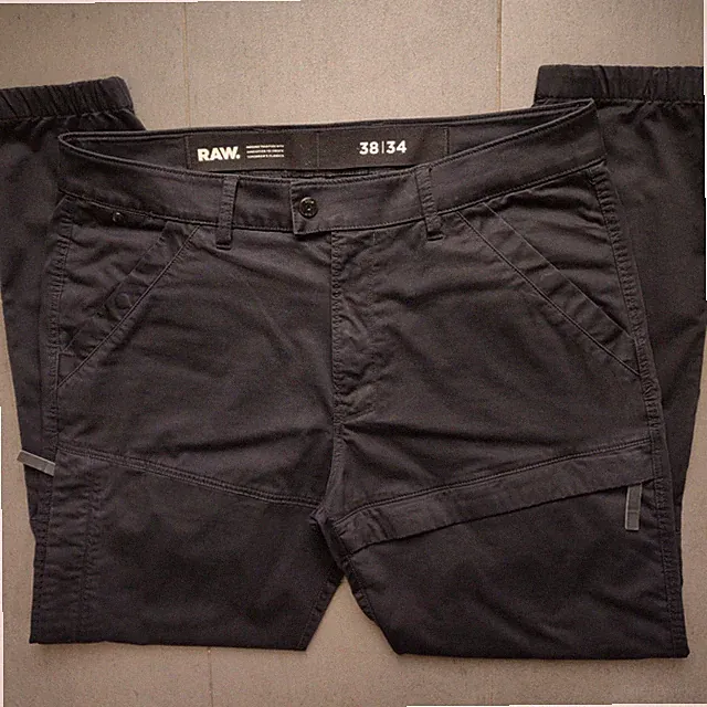 G-Star Raw Rackam Straight Tapered Cuffed Heavy Cargo Jogger Pants Mens 38x34