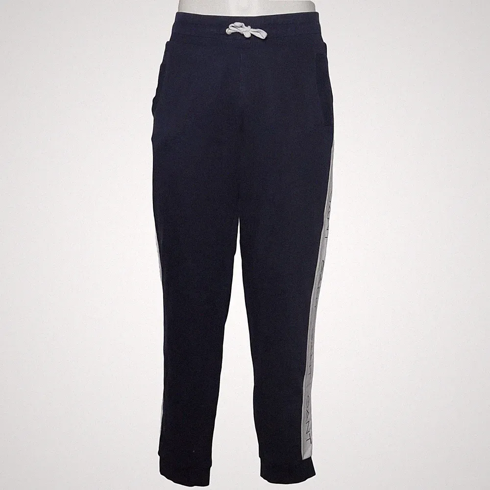 GANT, Jogginghose, Größe: XXL, Blau/Weiß, Baumwolle/Polyester, Streifen #cz3