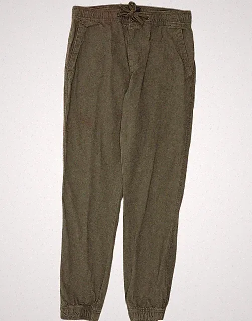 Gap Herren Jogginghose Chino Hose Small W29 L29 Khaki Baumwolle PT09