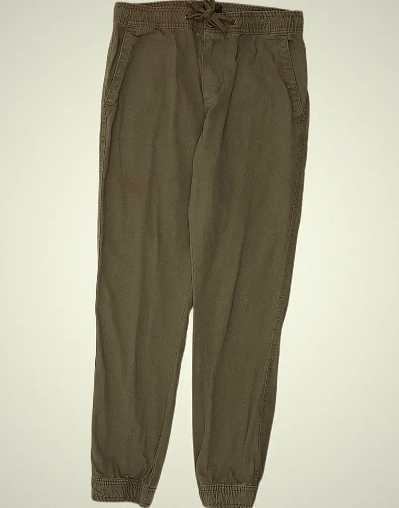 Gap Herren Jogginghose Chino Hose Small W29 L29 Khaki Baumwolle PT09