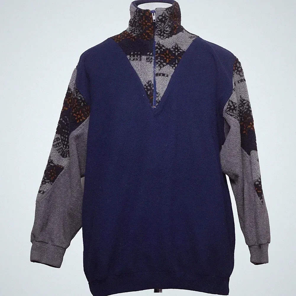 Gaucho, Fleecepullover, Größe: M, Blau/Grau/Mehrfarbig, Fleece, Herren #EXR