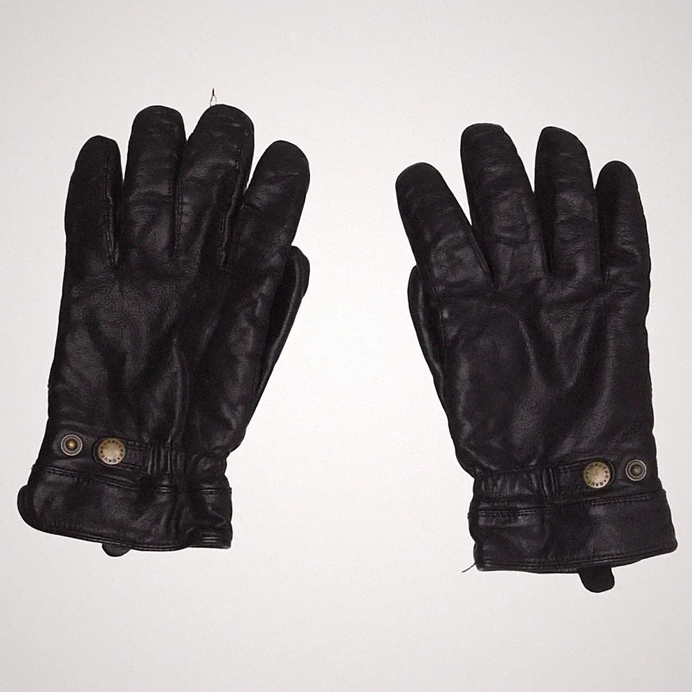 Gaucho, Lederhandschuhe, Größe: 9 1/2, Polyester, Schwarz, Herren #iAT
